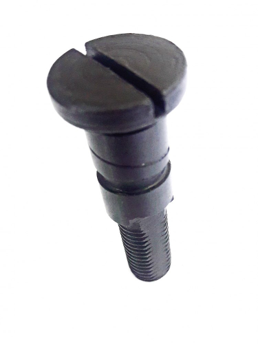 142-1601306 Ось (сталь) ф13х44; М10х1,25 Р=8 кругл.шляпка под шлицевую отвертку отжимного рычага МТЗ РУП2